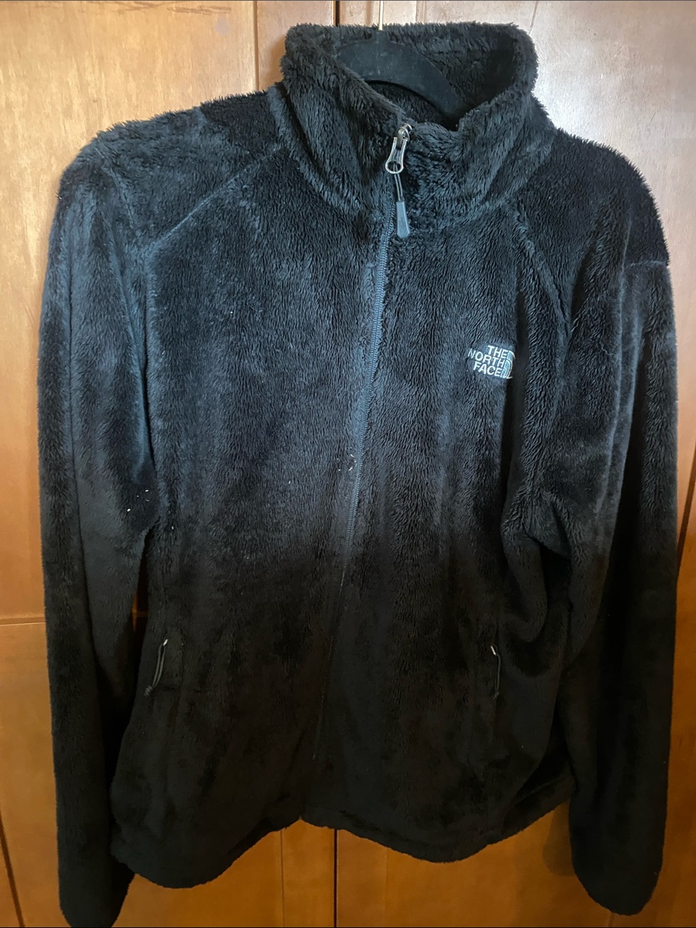 The North Face Black Plush Full-Zip Fleece Jacket